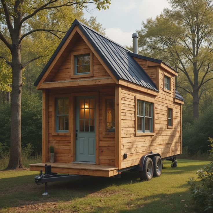 Tiny house ve bungalov konsept görseli 52